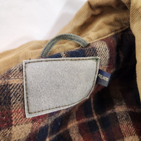 Denver Hayes Mens Lined Quilted Denim Jacket Distressed Parachutist Patch Warm - Picture 14 of 16